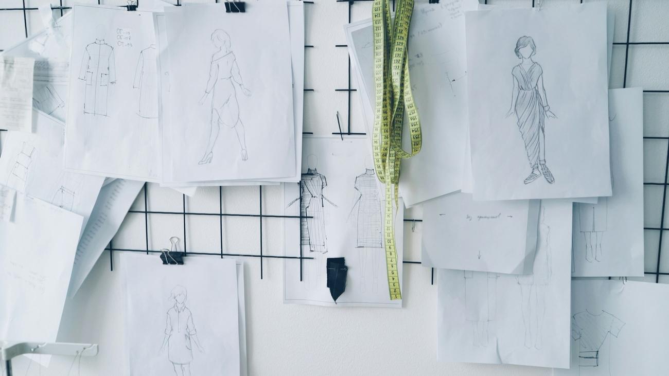 A strategy notebook filled with handwritten notes